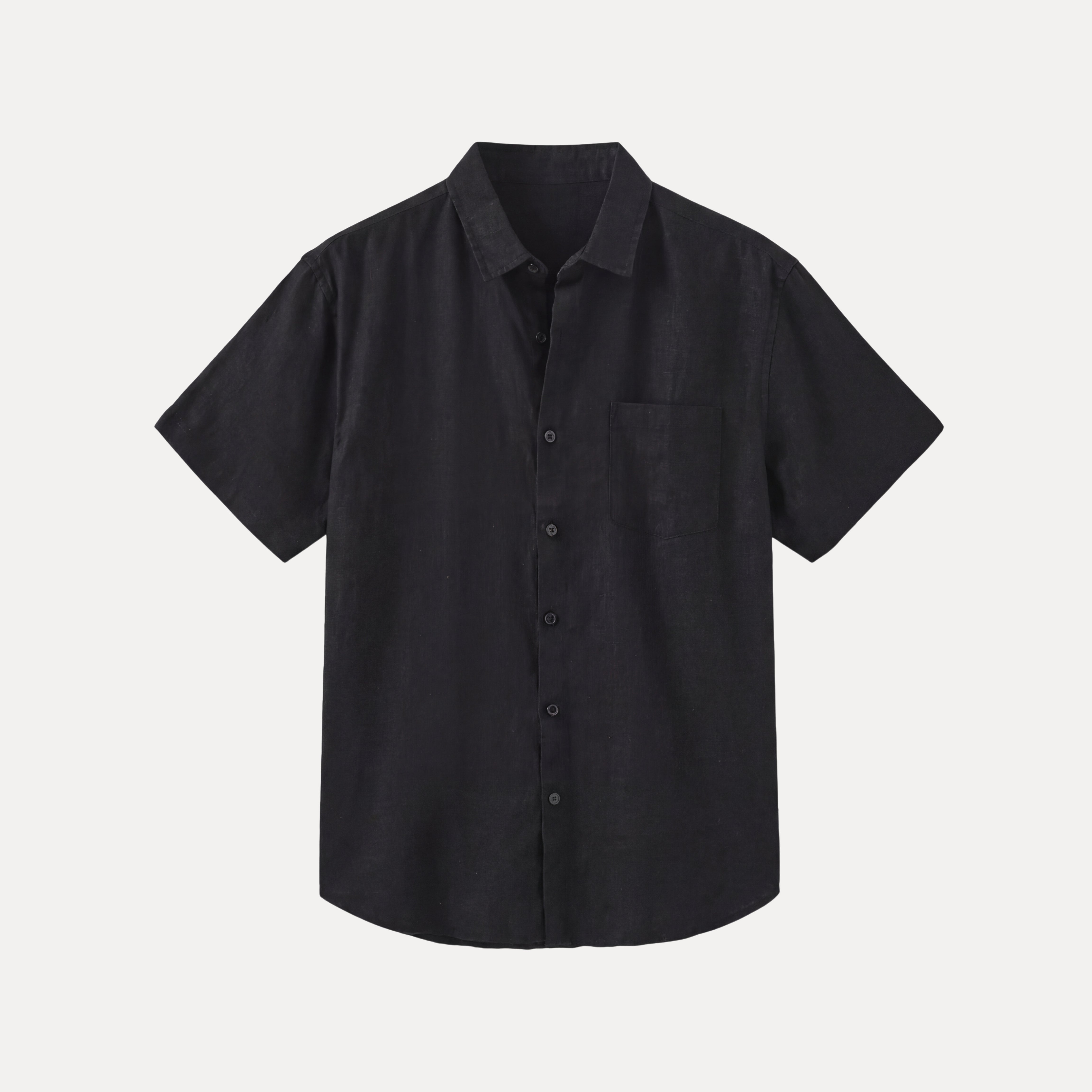 Linen Shirt - black